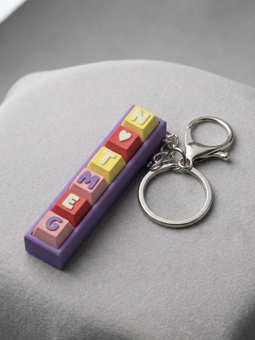 Custom Fidget Clicker Keychain