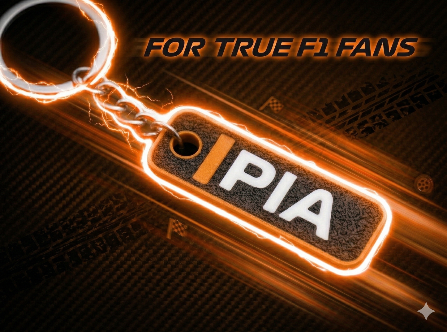 F1 Driver Tag Keychain