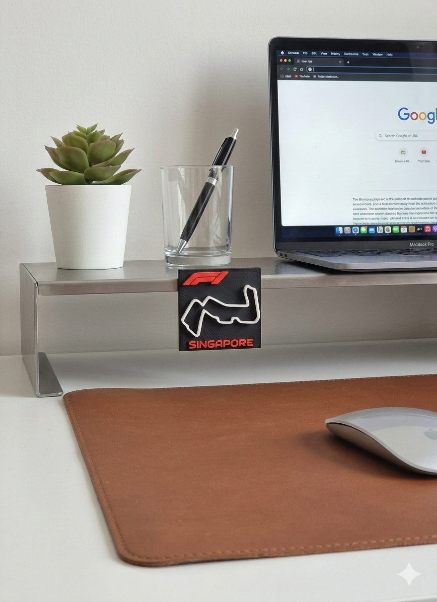 Singapore Race-Track Magnet