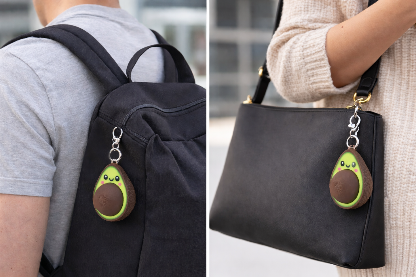Avocado Fidget Keychain
