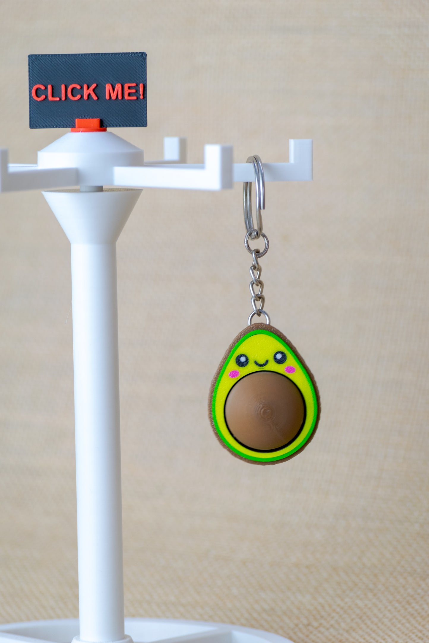 Avocado Fidget Keychain