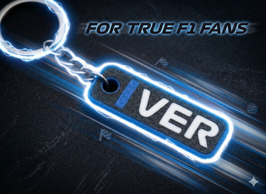 F1 Driver Tag Keychain