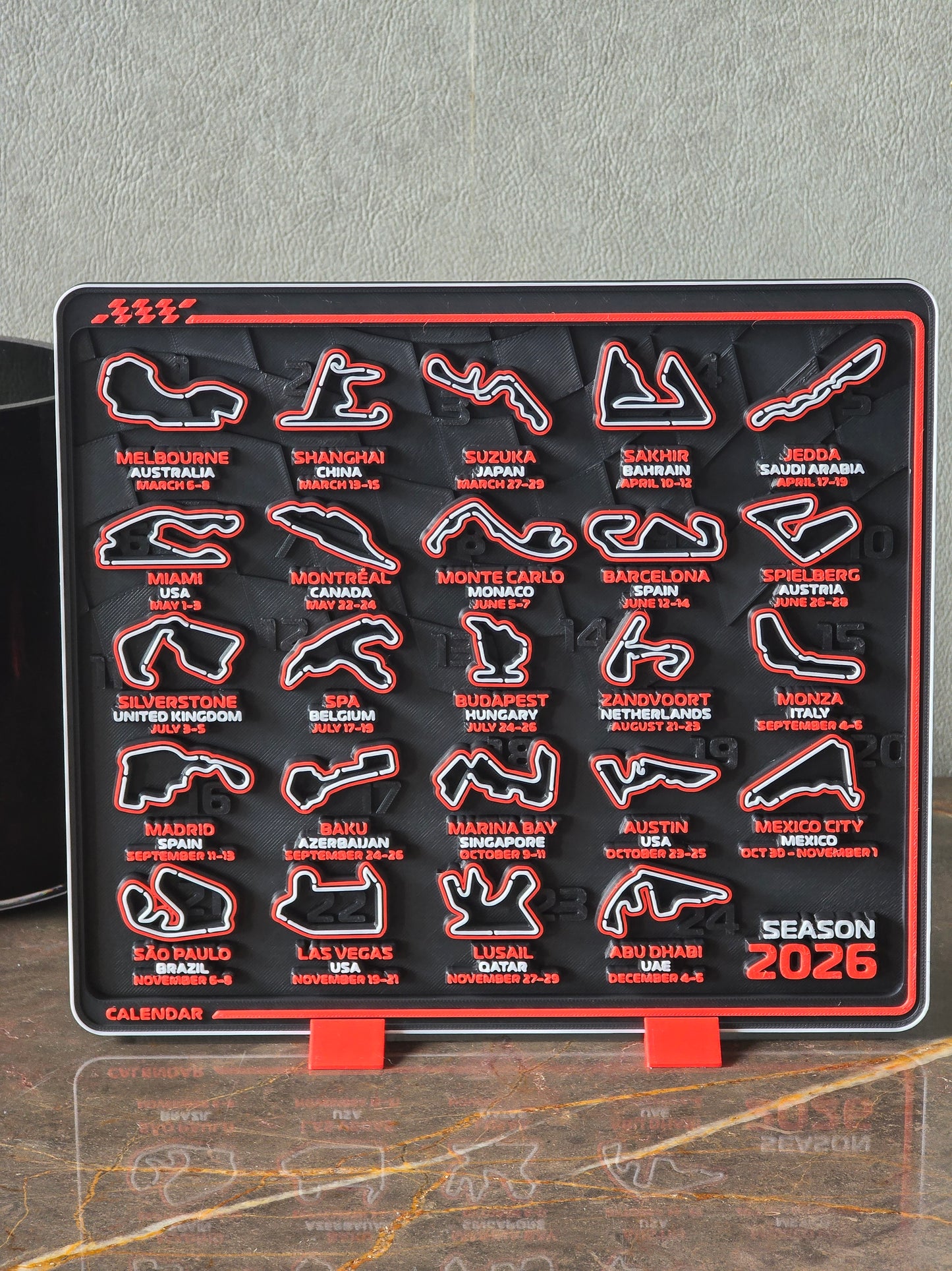 2026 Formula 1 Race Track Desk Collectible