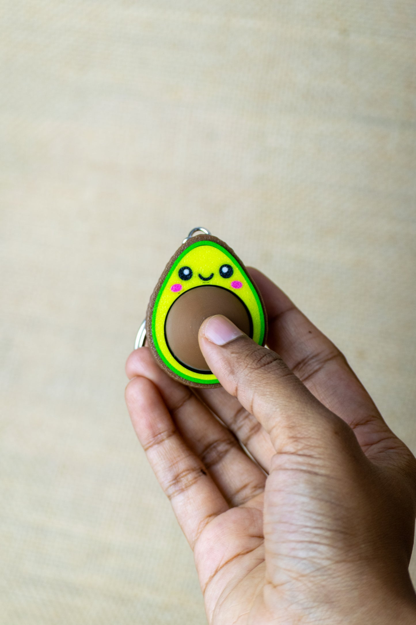 Avocado Fidget Keychain