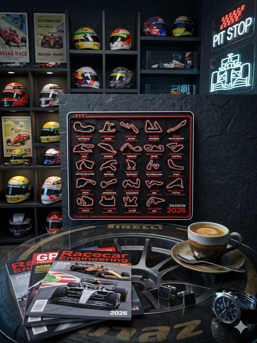 2026 Formula 1 Race Track Desk Collectible