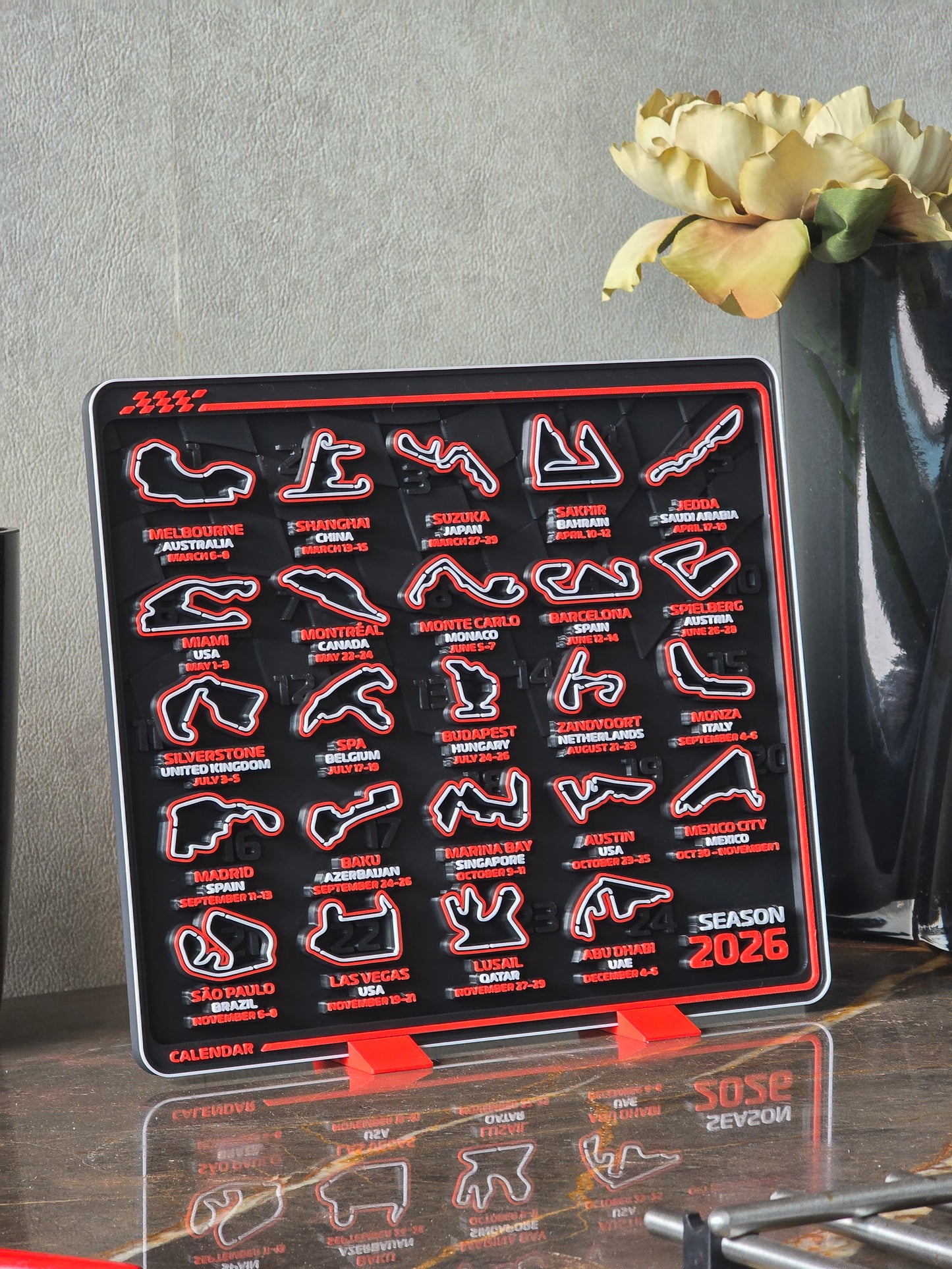 2026 Formula 1 Race Track Desk Collectible