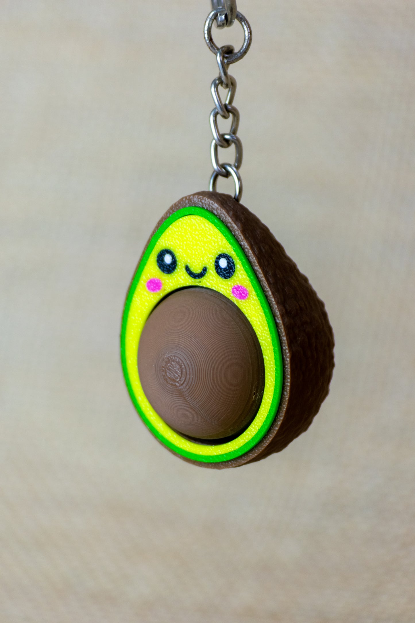 Avocado Fidget Keychain