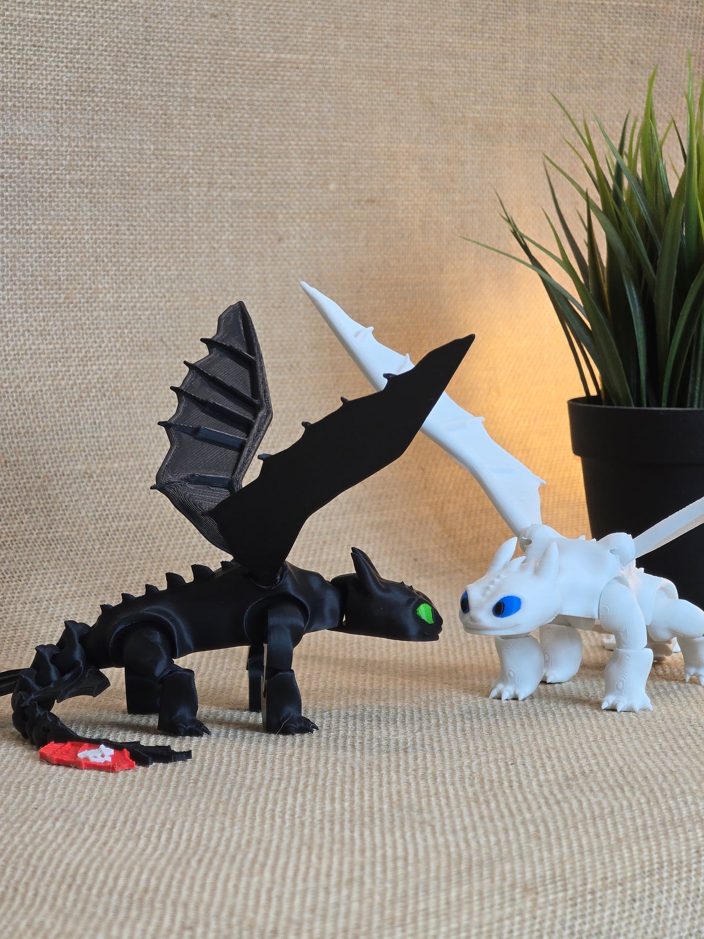 Articulated Light Fury Dragon – Poseable Collectible