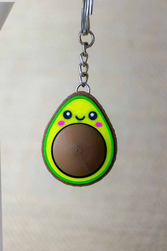 Avocado Fidget Keychain